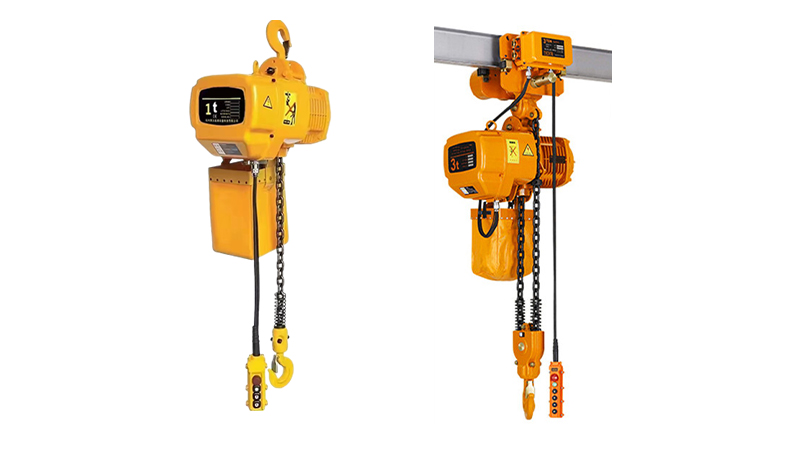 Onde ocorre o ruído anormal quando a talha elétrica está em operação?