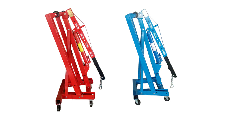 Como exatamente um guindaste com motor hidráulico levanta facilmente um motor?