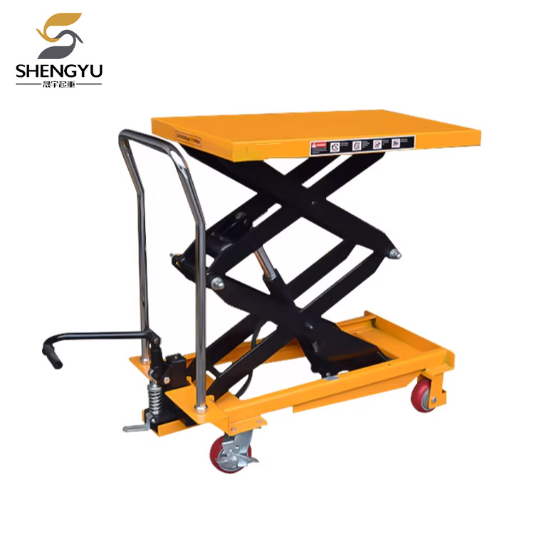 Plataforma de elevação hidráulica de 500kg