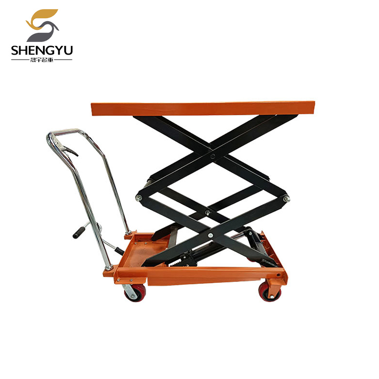 Carrinho de mesa hidráulico