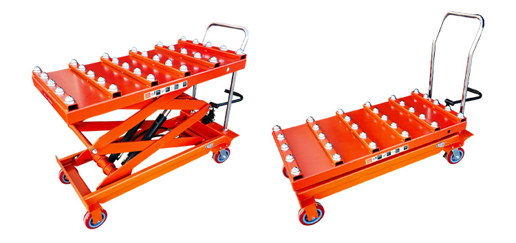 Roller Ball Platform Scissor Lift Table
